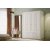 Inci garderobe 140 x 50 x 182 cm - Hvid