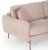 Mint 3-personers sofa - Powder pink