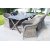 Spisebordsst Mercury: Scottsdale bord inklusiv 6 Mercury-lnestole - Cement + Pletfjerner til mbler