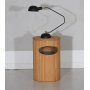 Nova Sengebord / Lampebord - Olieret eg + Mbelfdder