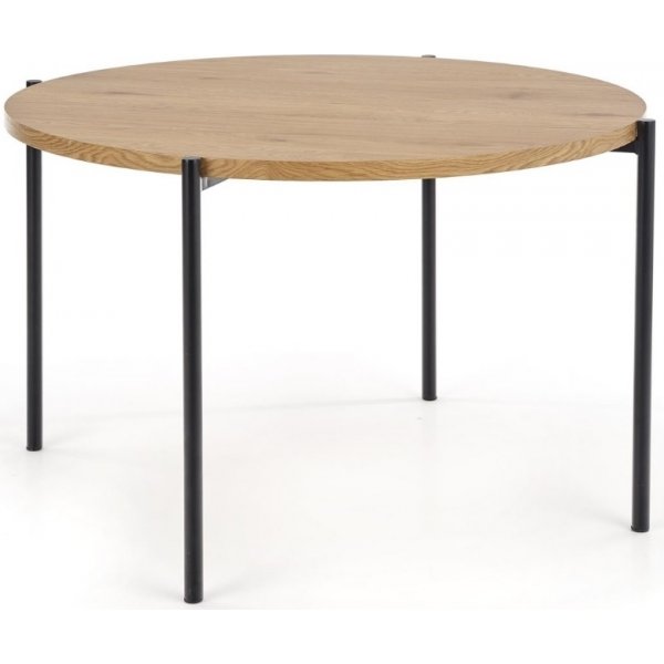 Tanzi spisebord Ø120cm - Eg/Sort