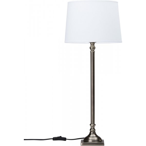 Margot bordlampe - Antik slv - 63 cm