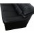 Dominic 3-personers sofa i sort kunstlder + Pletfjerner til mbler