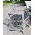 Spisebordsst Provence: Sofa, 2 stk. lnestole og et scottsdale spisebord - Cement + Pletfjerner til mbler