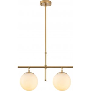 Rosenrd loftslampe 10765 - Guld/hvid