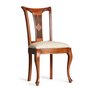 Liv spisestuestol - Anilin lder brun