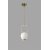 Hjlpeloftslampe 1 - Hvid/kobber
