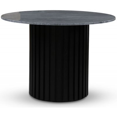 Sumo spisebord 105 - sortbejdset / gr marmor
