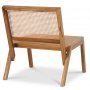 Rizz loungestol - Teak / Rotting
