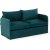 Saga 2-personers sovesofa XL - Petroleumsgrn