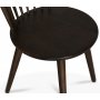 Sintorp spisebordsst, rundt spisebord 115 cm inkl. 4 stk. pindestole Castor - Brun marmor (laminat) + Pletfjerner til mbler
