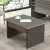 Vista sofabord 80 x 60 cm - Brun/beton/antracit