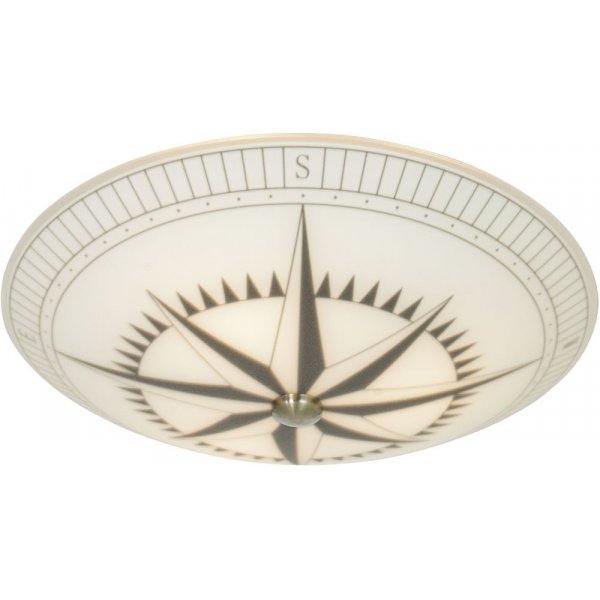 Plafond Kompas - Hvid/sort