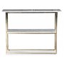 Paladium konsolbord - Messing / Lys marmor