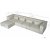 Nees modulsofa - midtersektion - Stone White