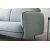 Catta 3-personers sofa med fodskammel - Lysegrn + Pletfjerner til mbler