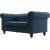 Herron blue 2-personers chesterfield sofa