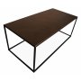 Mio Sofabord 120 x 60 cm - Brun egefiner / Sort