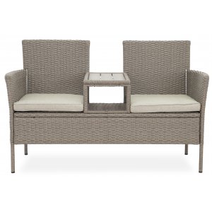 Udendørs sofa / Duosofa i beige rattan Udendørs sofa / Duosofa i beige rattan