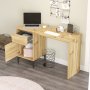 Aristo skrivebord 120x44,5 cm - Filt/antracit