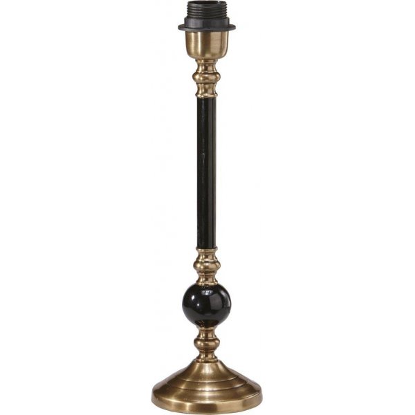 Abbey lampefod - Sort/messing - 40 cm