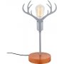 Gevir bordlampe - Valnd/slv