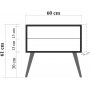 City Form sengebord - Beige