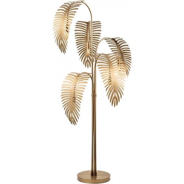 Palm gulvlampe - Guld