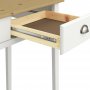 Nola skrivebord 95 x 45 cm - Hvid/beige
