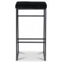 Stage barstol - Sort fljl / sort