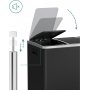Daloa affaldsspand 54 l - Sort