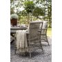 Udendrs gruppe med 6 stole og spisebord 200 x 100 cm rotting - Hampton/Provence