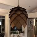 Kundebillede Loftslampe Frost - Valnød