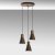 Kono loftslampe 6537 - Vintage