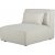 Nees modulsofa Mittendel - Stone White