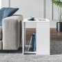 Romina sidebord 40 x 40 cm - Hvid