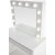 Facada hvidt toiletbord med belysning 94 x 43 cm