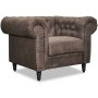 Ashford chesterfield lnestol - Brunt eco-lder