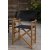 Togo udendrs spisegruppe med 4 Marion stole - Sort/Teak