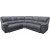 Recliner Sofa Riverdale - Gr + Pletfjerner til mbler