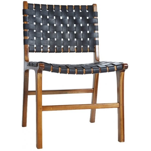 Porto stol - Sort / Teak
