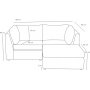 Mottona mini divan sofa - Lysegr