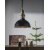 Manchester loftlampe - Sort/messing - 52 cm