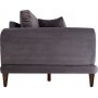Nero 3-personers sofa - Mrkegr fljl