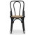Edge 3.0 spisebordsst 140x90 cm inkl 4 stk. sorte Samset stole i bjet tr - Gr hjtrykslaminat (HPL)