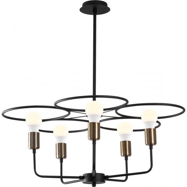 Halo loftslampe 1356 - Sort