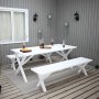 Spisebord Scottsdale 190 cm - Hvid