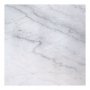 Accentlampebord 50x50 cm - Hvid marmor / messing