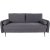 Imola 2,5-personers sofa - Gr/sort