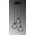 Diamant loftslampe 704-S2 - Sort